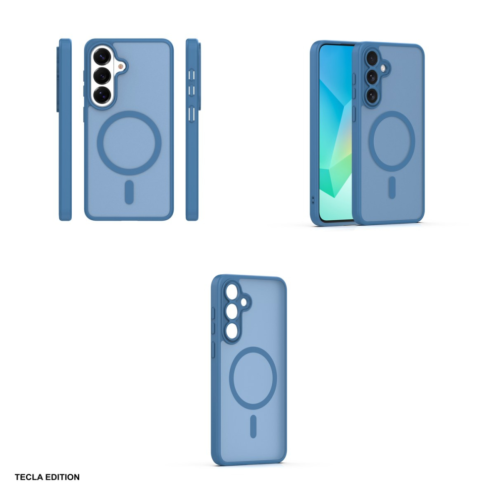 Husa Mag Matt pentru Samsung Galaxy S26 Plus, Carcasa magnetica, Albastru inchis [6]