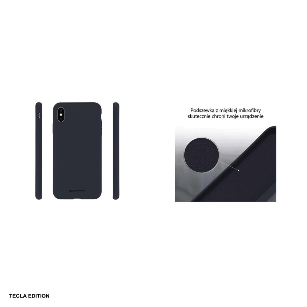 Husa Mercury Silicone pentru iPhone 14, Carcasa, Bleumarin [4]