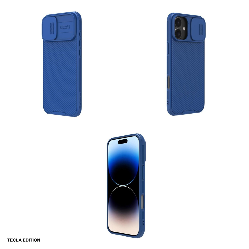 Husa Nillkin Camshield Pro pentru iPhone 16, Carcasa, Albastru [4]