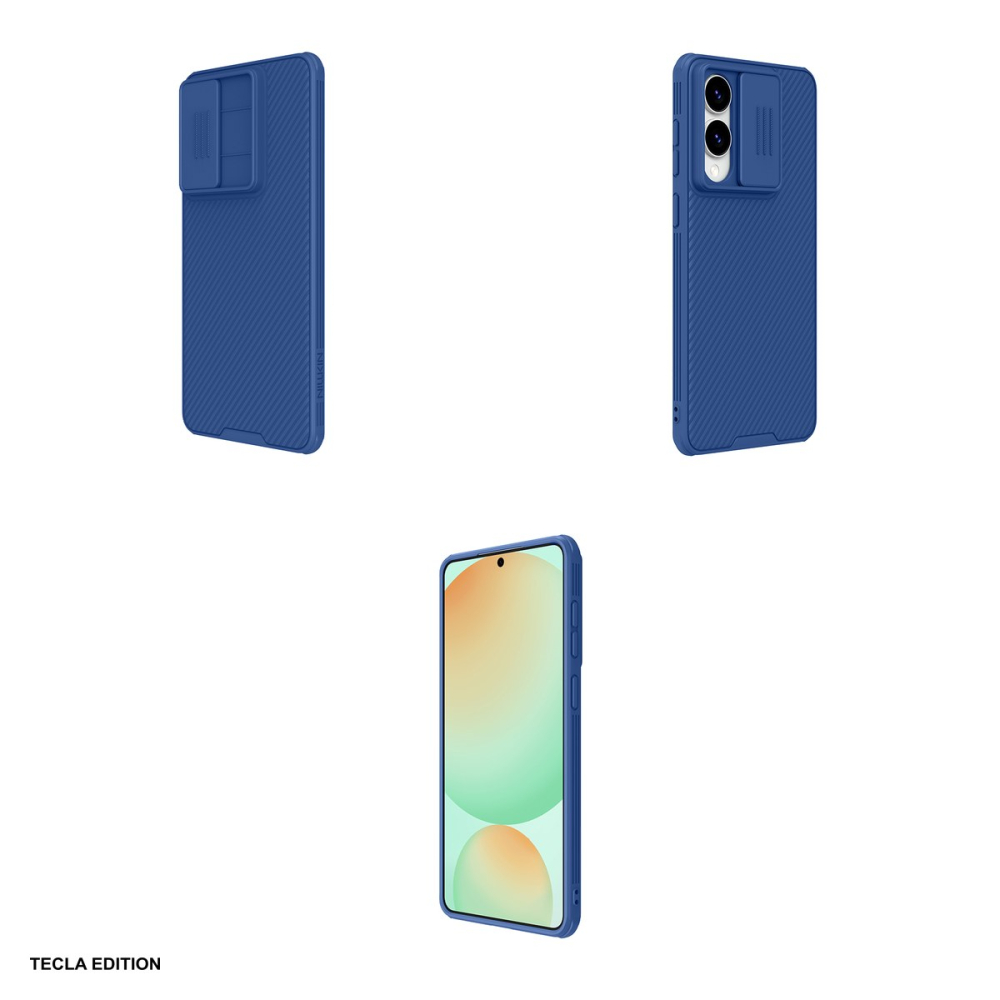 Husa Nillkin Camshield Pro pentru Samsung Galaxy S25 Edge, Carcasa, Albastru [4]