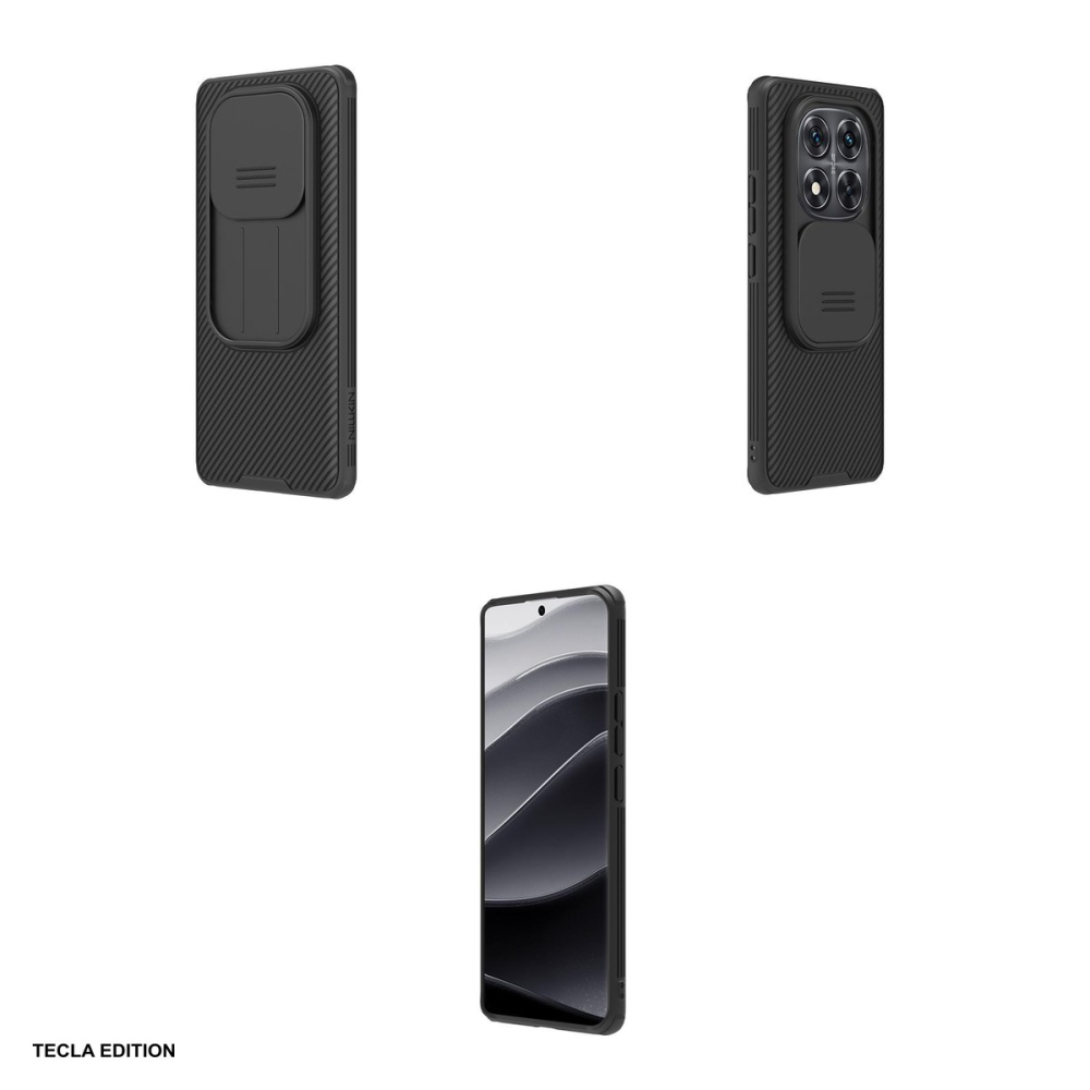 Husa Nillkin Camshield Pro pentru Xiaomi Redmi Note 14 Pro Plus 5G, Carcasa, Negru [4]