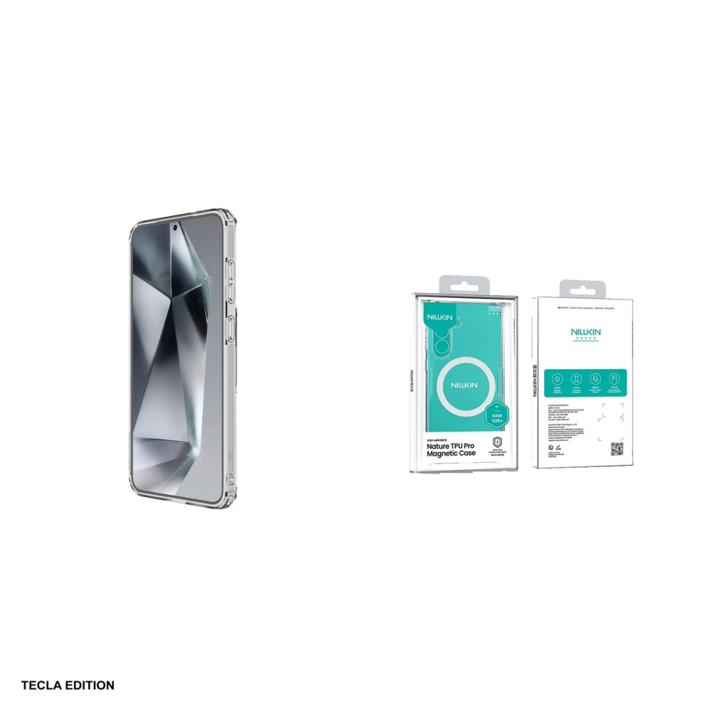Husa Nillkin Nature Pro Magnetic pentru Samsung Galaxy S25 Plus, Carcasa, Transparent [5]