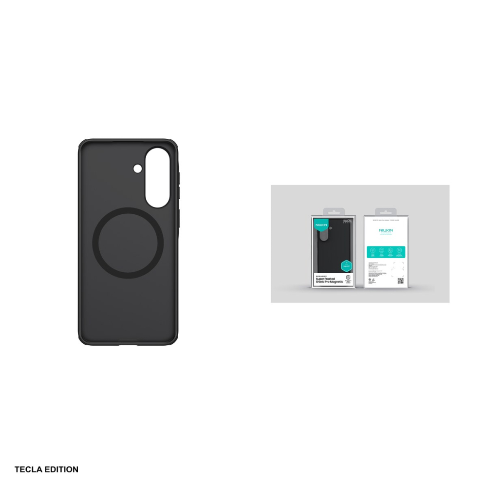 Husa Nillkin Super Frosted Shield Pro pentru Samsung Galaxy A57 5G, Carcasa magnetica, Negru [5]