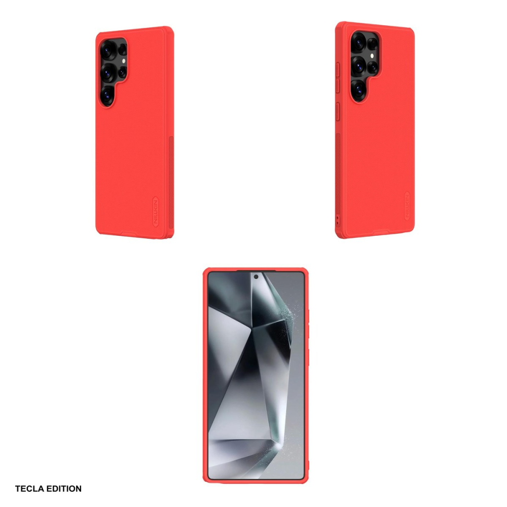 Husa Nillkin Super Shield Pro pentru Samsung Galaxy S25 Ultra, Carcasa, Rosu [4]