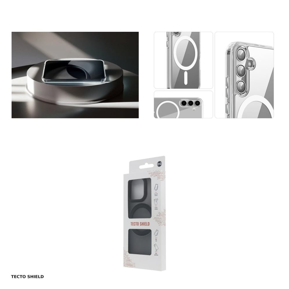 Husa Clear Guard Mag pentru Apple iPhone 16, Carcasa, Transparent [4]