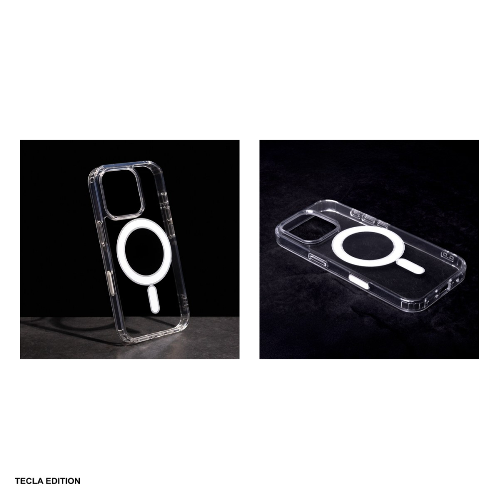 Husa Anti Shock 1 5 mm Mag big hole + button pentru Apple iPhone 16 Pro Max, Carcasa magnetica, Transparent [5]