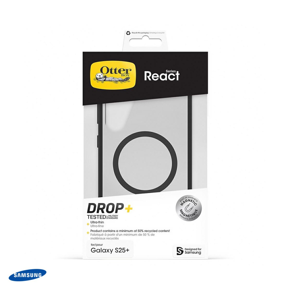 Husa React Magnet pentru Samsung Galaxy S25 Plus, Carcasa, Negru [5]