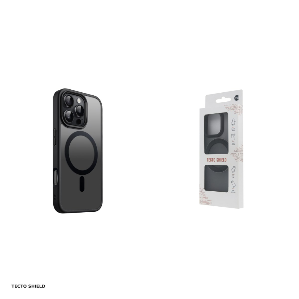 Husa Satin Matt Mag pentru Apple iPhone 16 Plus, Carcasa, Negru [4]