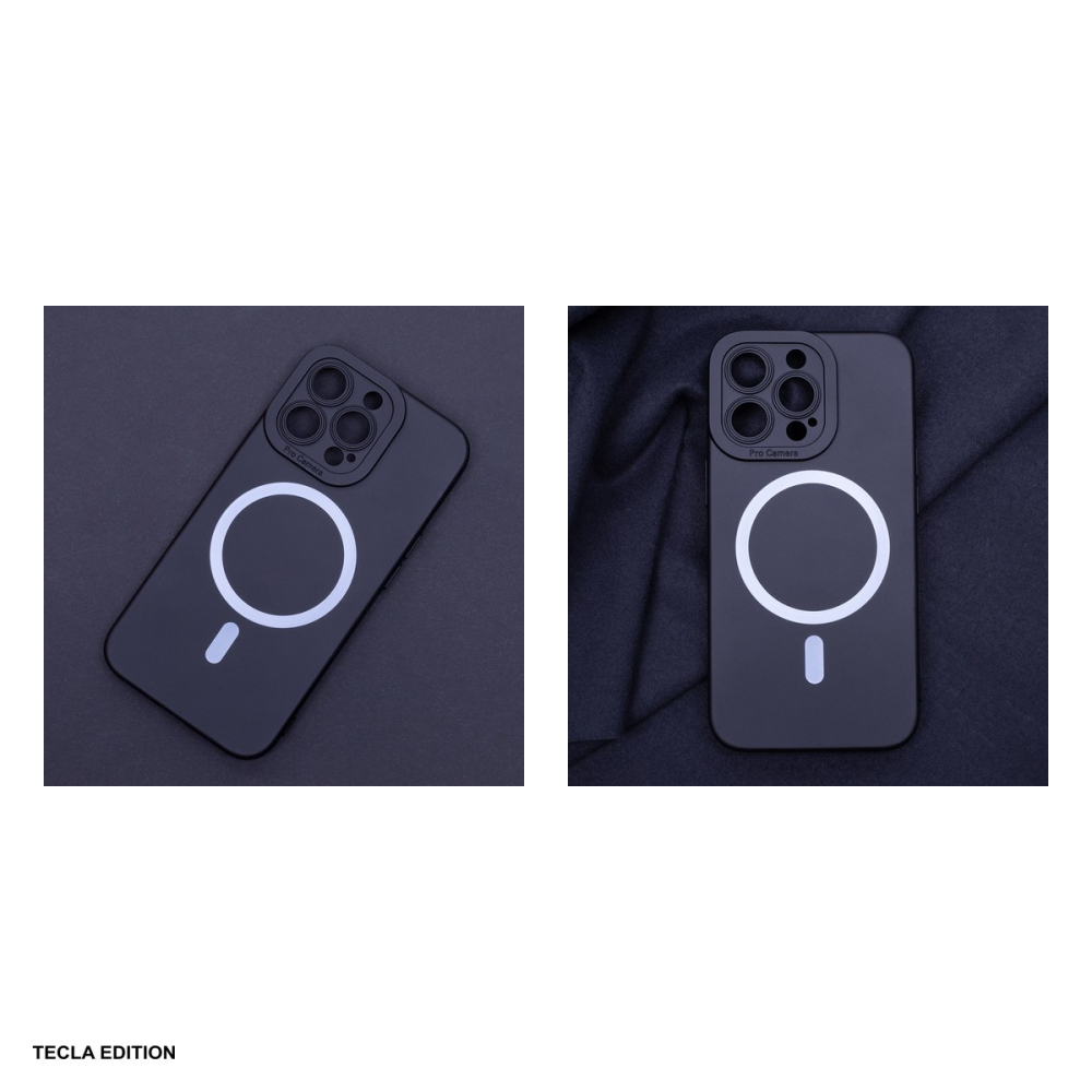 Husa Silicon Mag pentru iPhone 16 Plus, Carcasa magnetica, Negru [5]