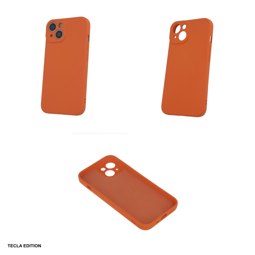 Husa Silicon pentru Xiaomi Redmi 13C 5G, Carcasa, Portocaliu [4]