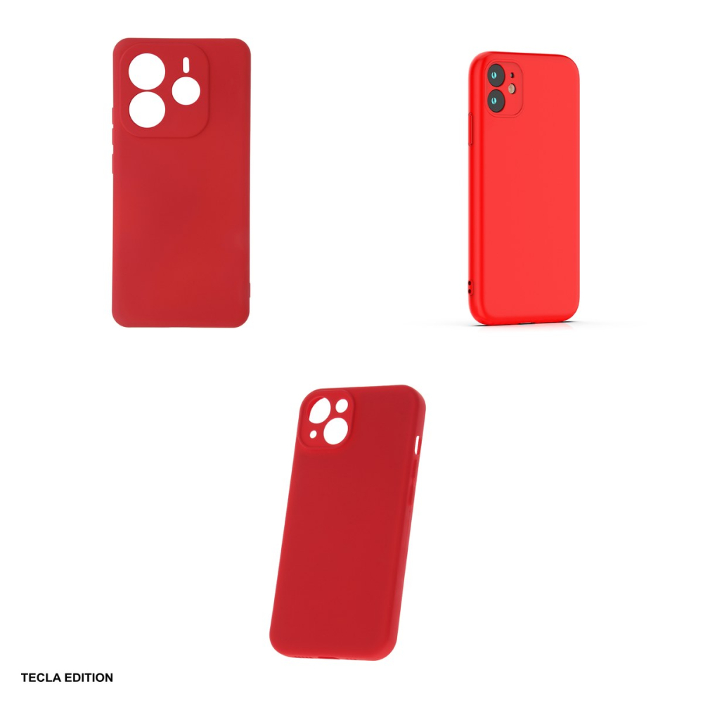 Husa Silicon pentru Xiaomi Redmi Note 14 5G, Carcasa, Rosu [4]