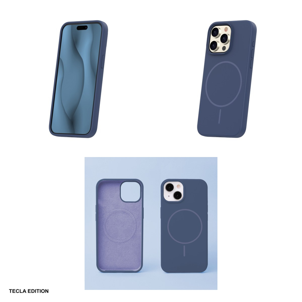 Husa Silicone Thin Mag pentru Apple iPhone 16 Pro Max, Carcasa magnetica, Albastru [4]