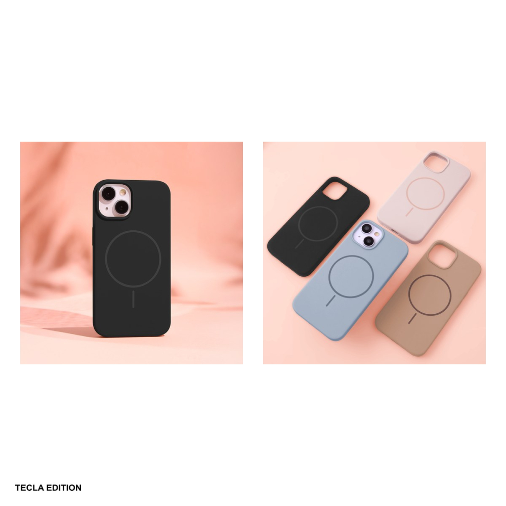 Husa Silicone Thin Mag pentru Apple iPhone 16e, iPhone 17e, Carcasa magnetica, Negru [5]