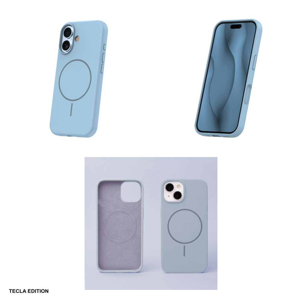 Husa Silicone Thin Mag pentru Apple iPhone 17, Carcasa magnetica, Albastru [4]