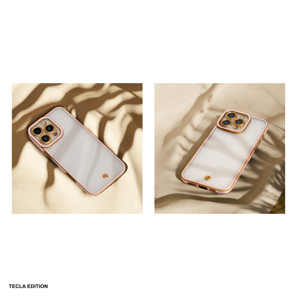 Husa Silky Gold pentru Oppo Reno 13F 5G, Carcasa, Roz [5]
