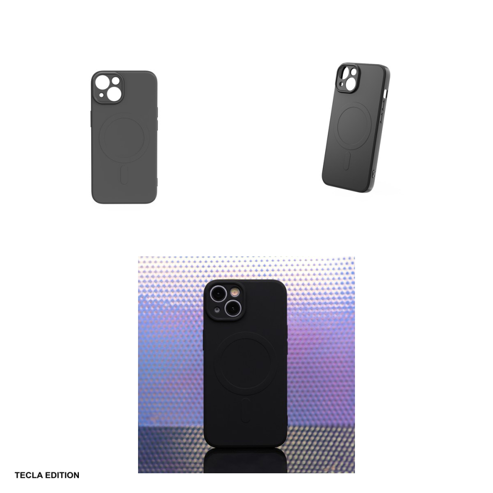 Husa Simple Color Mag pentru Apple iPhone 15, Carcasa magnetica, Negru [4]