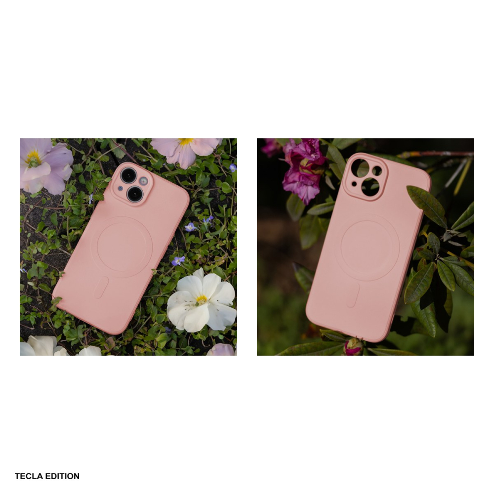 Husa Simple Color Mag pentru Apple iPhone 15, Carcasa magnetica, Roz [5]