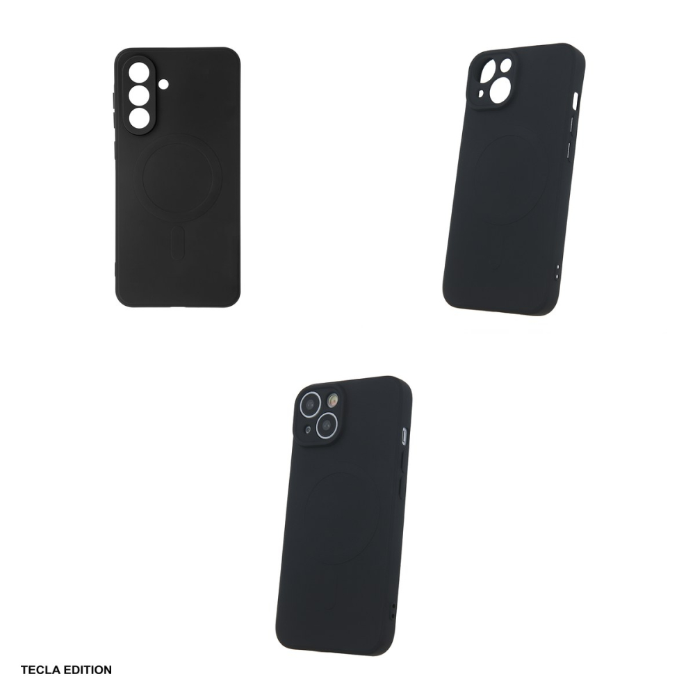 Husa Simple Color Mag pentru Samsung Galaxy A56 5G, Carcasa magnetica, Negru [4]
