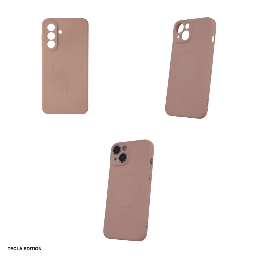 Husa Simple Color Mag pentru Samsung Galaxy A56 5G, Carcasa magnetica, Roz [4]