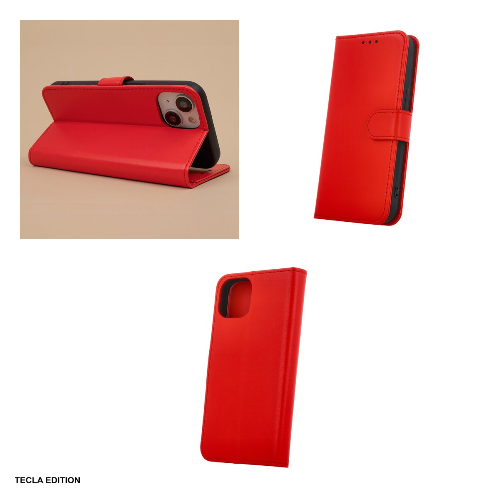 Husa Smart Classic pentru Honor Magic 7 Lite, tip carte cu inchidere magnetica, Rosu [4]