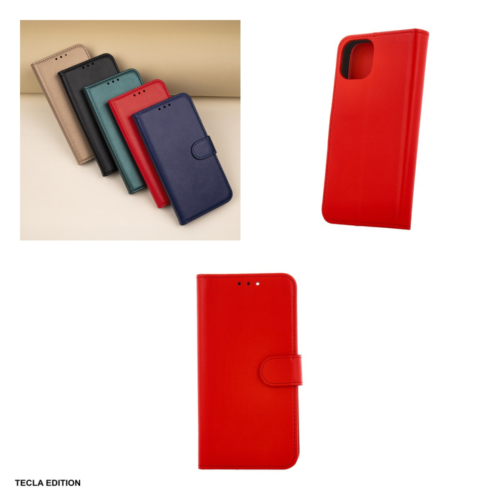 Husa Smart Classic pentru Samsung Galaxy A27 5G, tip carte cu inchidere magnetica, Rosu [4]