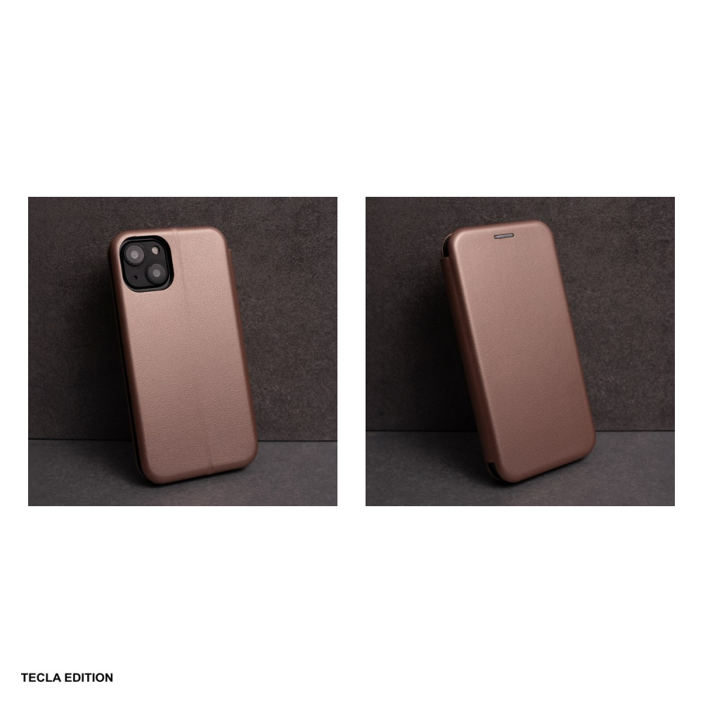 Husa Smart Diva rose pentru Samsung Galaxy A06 5G, tip carte cu inchidere magnetica, Rose Gold Metallic [6]