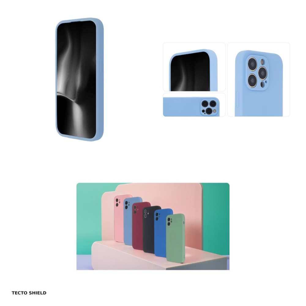 Husa Soft Touch Mag pastel pentru Apple iPhone 15 Pro, Carcasa, Albastru [4]