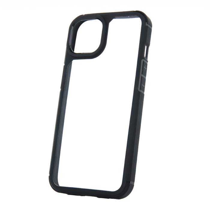 Husa spate Color Shock pentru protectie Samsung Galaxy S24 Ultra, cu rama neagra [1]