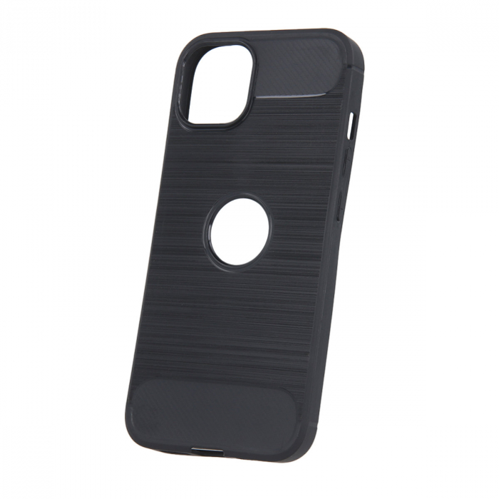 Husa spate Simple Black pentru protectie iPhone 13 Pro Max, din TPU, neagra [1]
