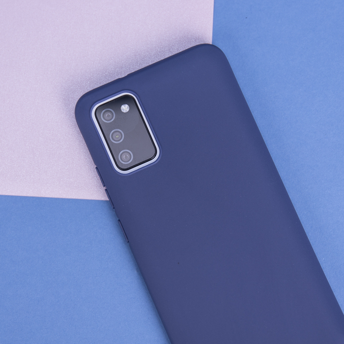 Husa spate slim albastru inchis mat pentru protectie Xiaomi Redmi 14C 4G, din TPU rezistent [5]
