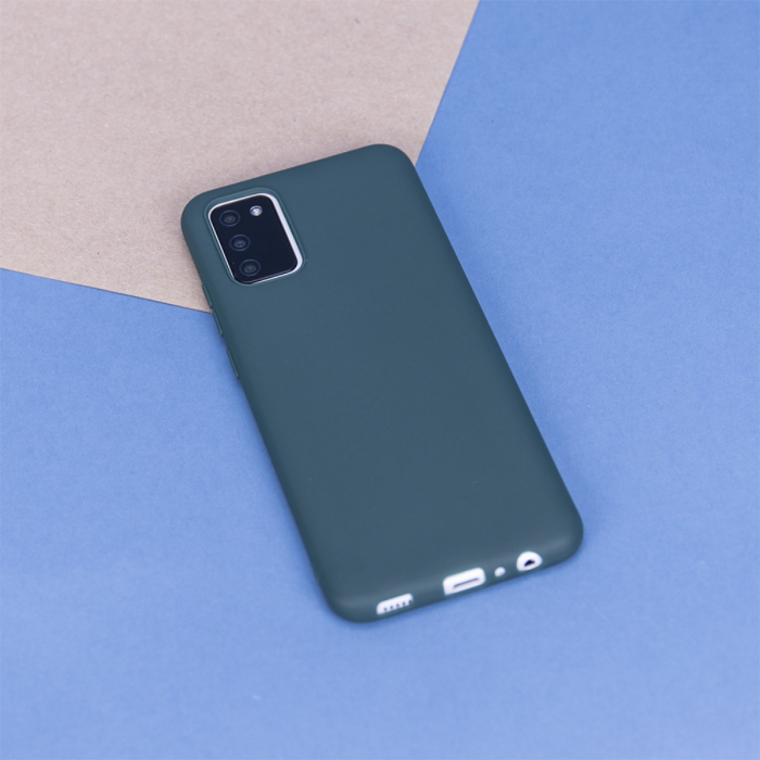 Husa spate slim verde mat pentru protectie Samsung Galaxy A06, din TPU rezistent [6]