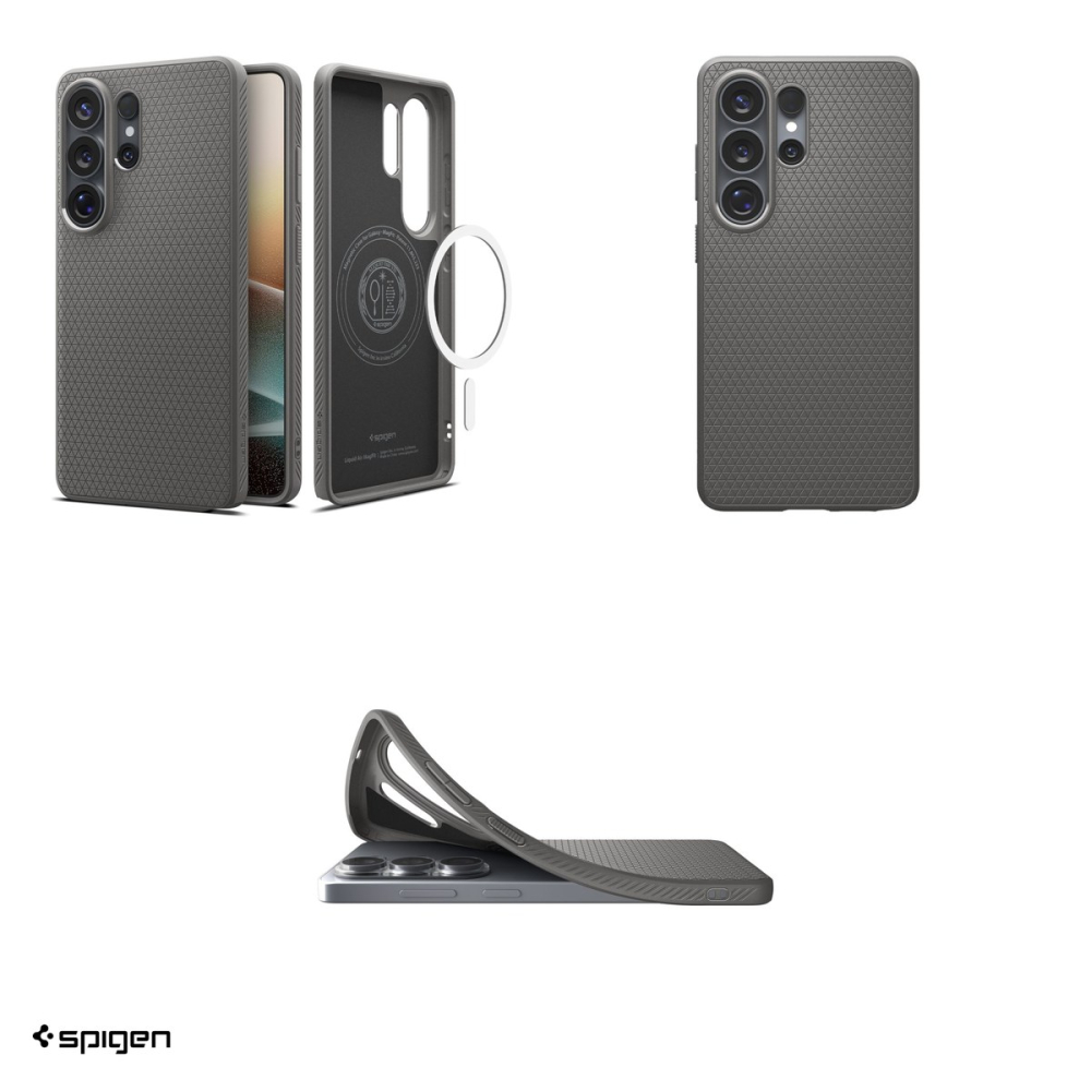 Husa Spigen Liquid Air MAG Marble pentru Samsung Galaxy S26 Ultra, Carcasa, Gri [4]