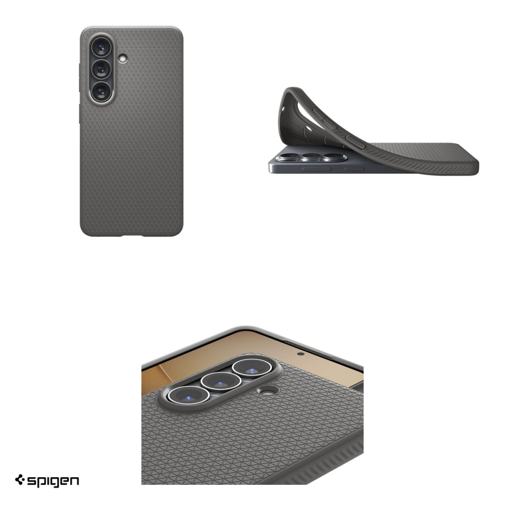 Husa Spigen Liquid Air Marble pentru Samsung Galaxy S26 Plus, Carcasa, Gri [4]