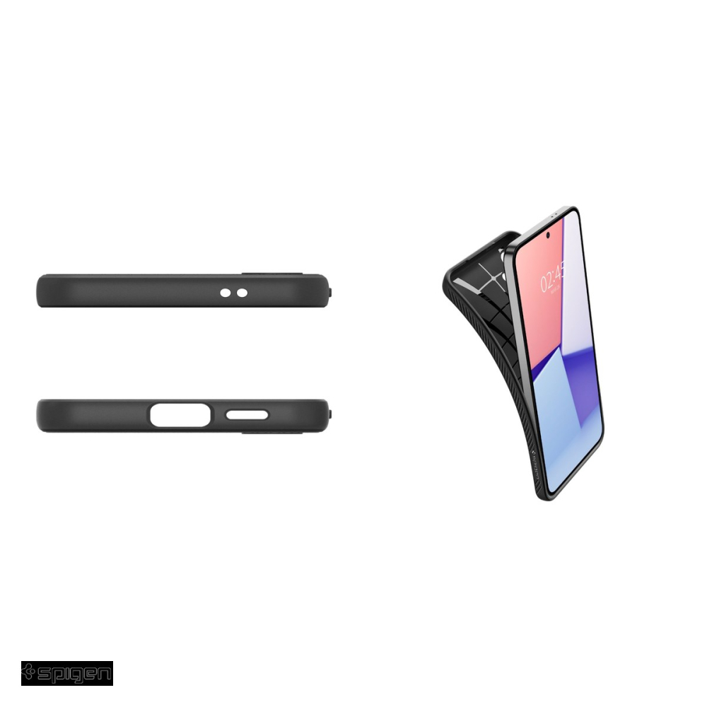 Husa Spigen Liquid Air pentru Samsung Galaxy S24, Carcasa, Negru [5]