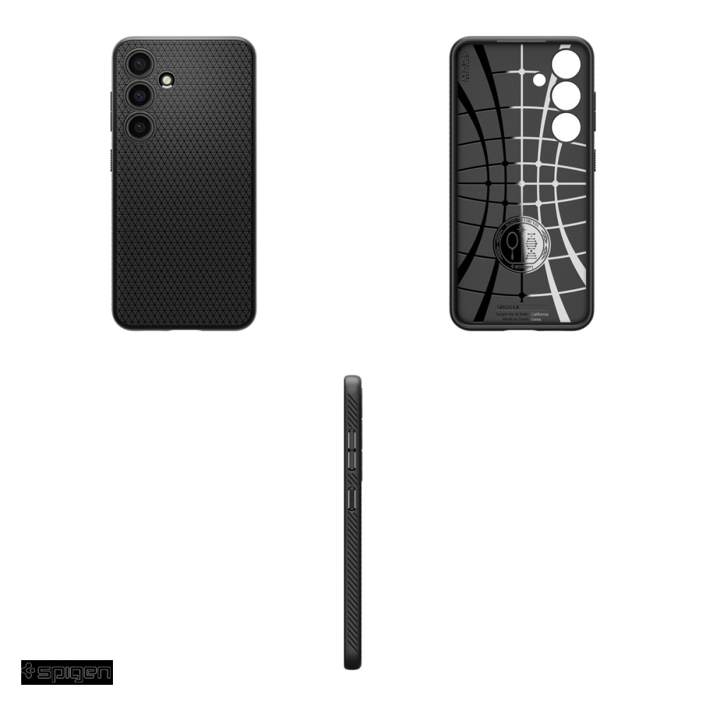Husa Spigen Liquid Air pentru Samsung Galaxy S24, Carcasa, Negru [4]