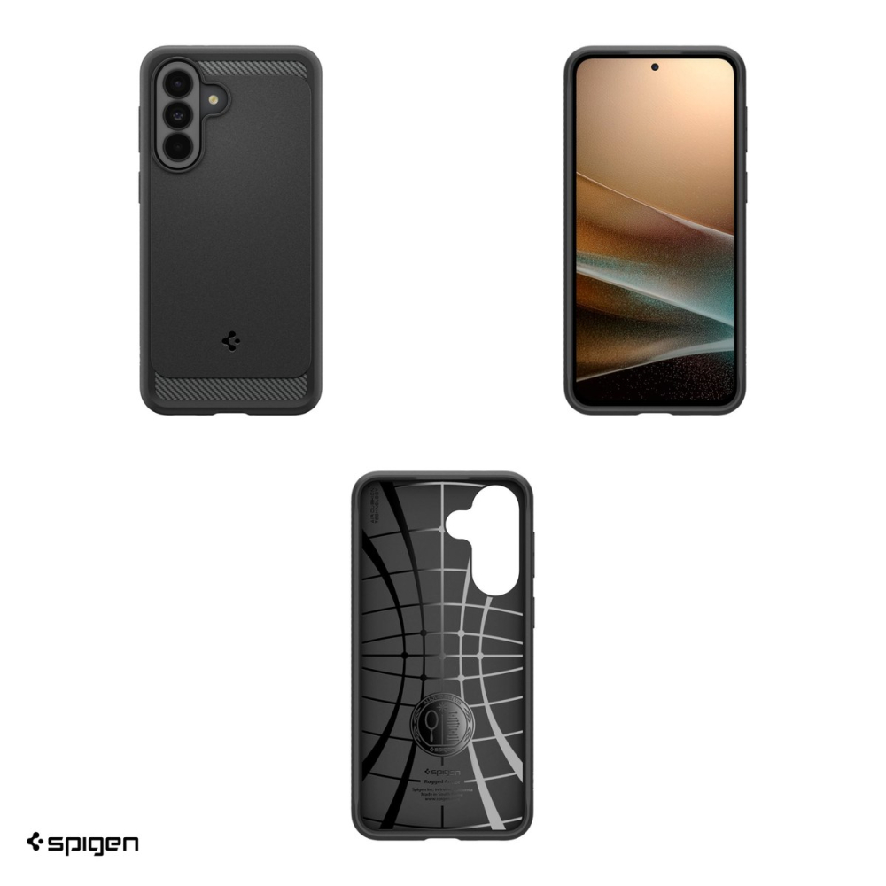 Husa Spigen Rugged Armor pentru Samsung Galaxy A37 5G, Carcasa, Negru [4]