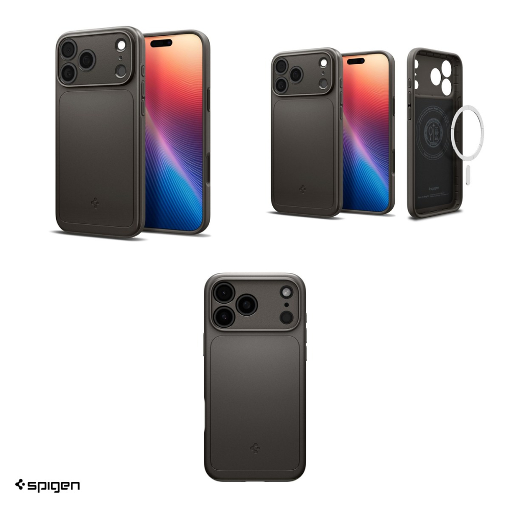 Husa Spigen Thin Fit Mag Gunmetal pentru iPhone 17 Pro, Carcasa magnetica [4]