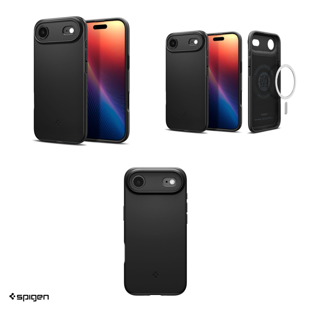 Husa Spigen Thin Fit Mag pentru iPhone 17 Air, Carcasa magnetica, Negru [4]