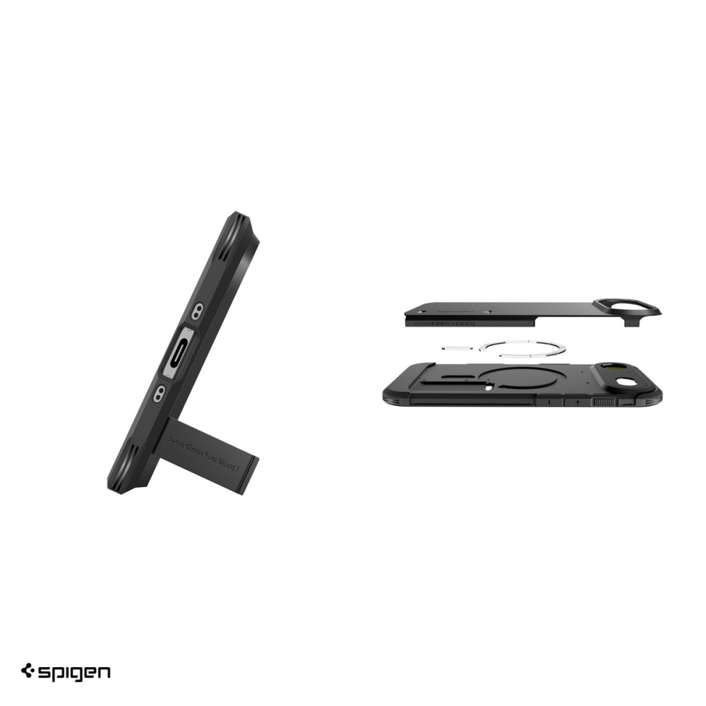 Husa Spigen Tough Armor T Mag pentru iPhone 17 Air, Carcasa magnetica, Negru [5]