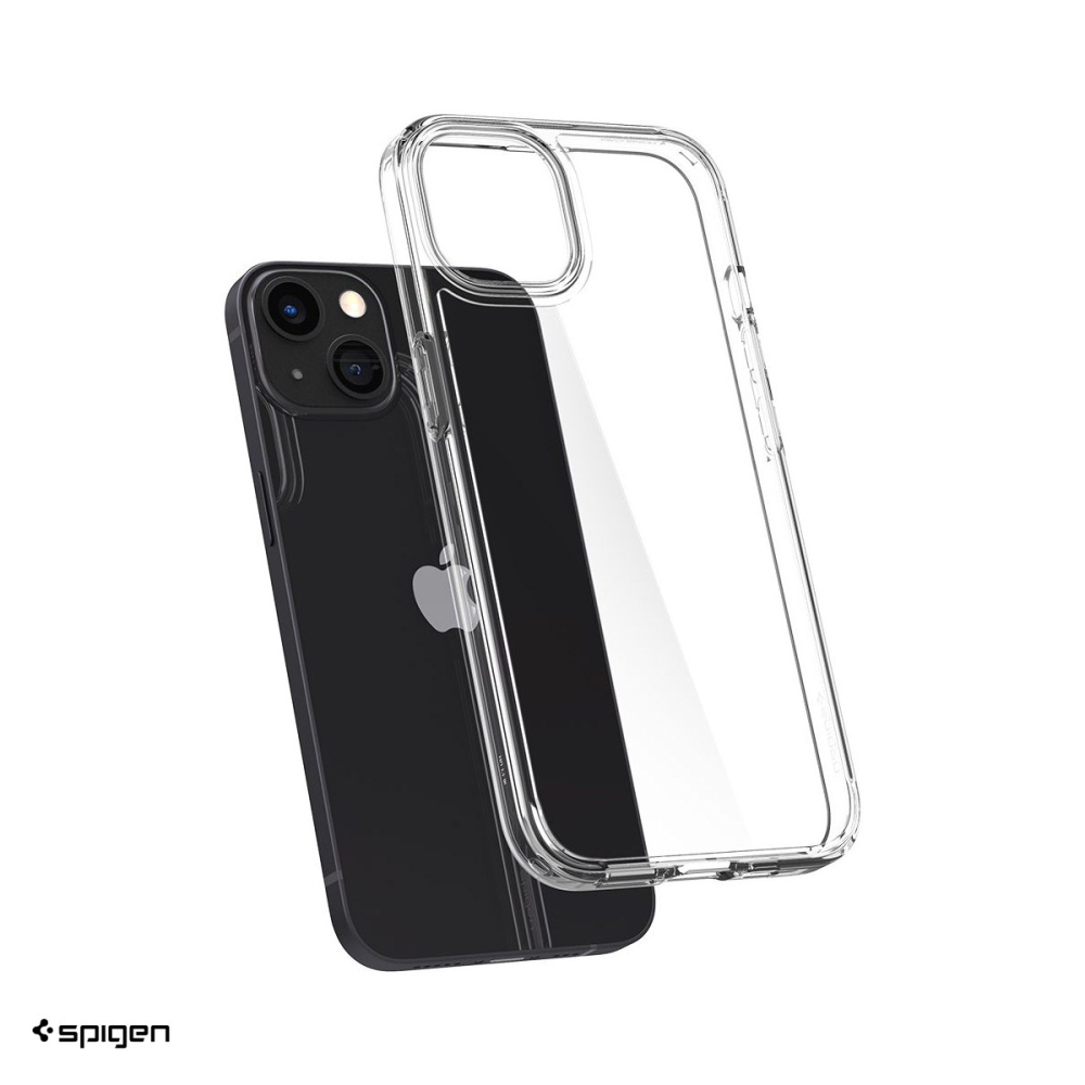 Husa Spigen Ultra Hybrid crystal pentru iPhone 13, Carcasa, Transparent [4]