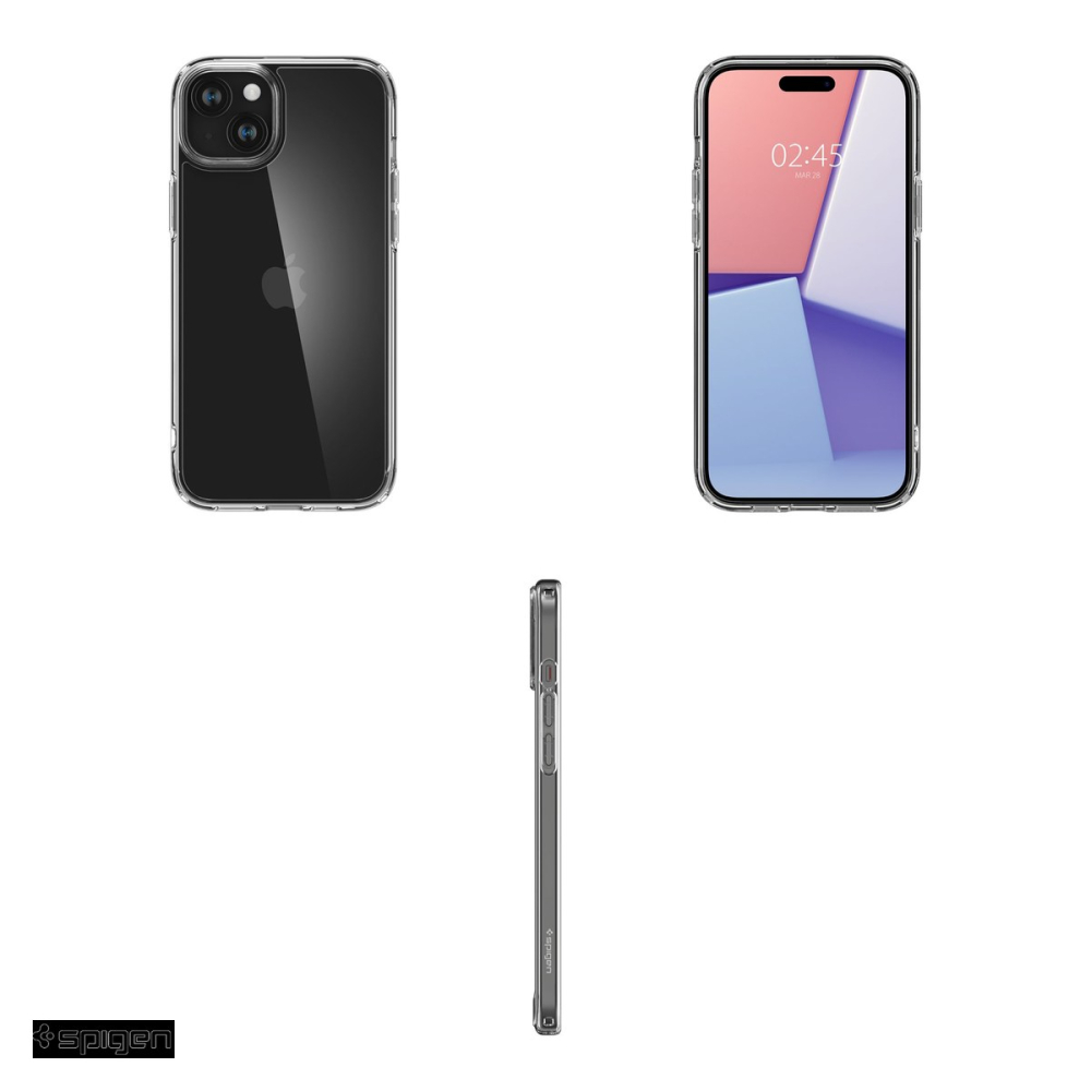 Husa Spigen Ultra Hybrid crystal pentru iPhone 15, Carcasa, Transparent [4]