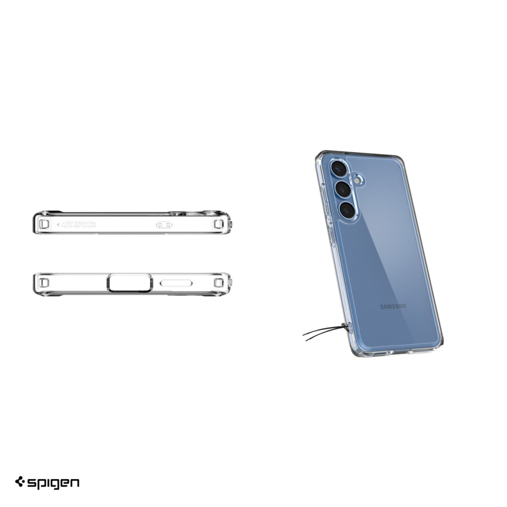 Husa Spigen Ultra Hybrid Crystal pentru Samsung Galaxy S25, Carcasa, Transparent [5]