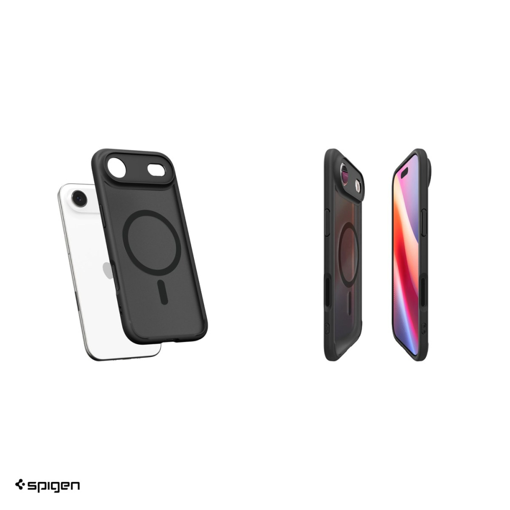 Husa Spigen Ultra Hybrid Mag Frost pentru iPhone 17 Air, Carcasa magnetica, Negru [5]