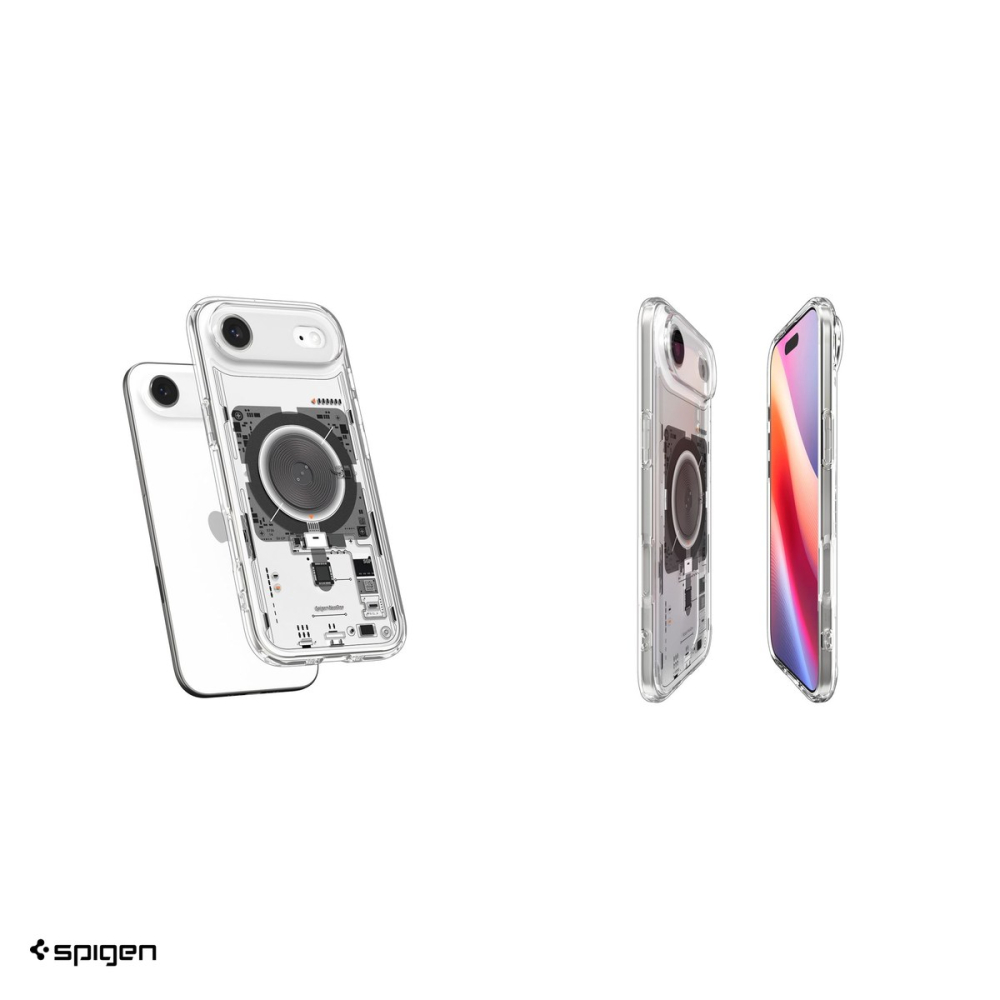 Husa Spigen Ultra Hybrid Mag One pentru iPhone 17 Air, Carcasa magnetica, Transparent [5]