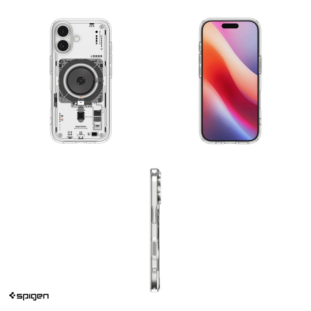 Husa Spigen Ultra Hybrid Mag One pentru iPhone 17, Carcasa magnetica, Transparent [4]