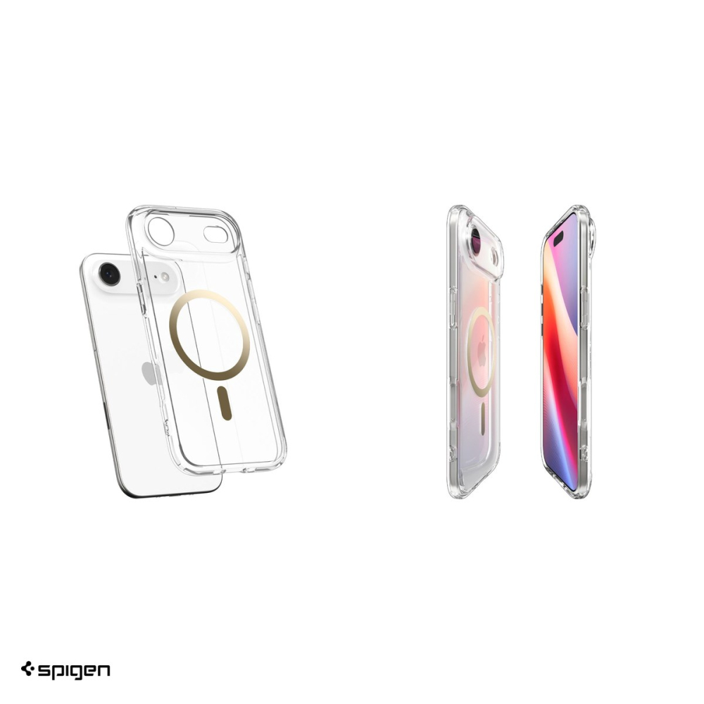 Husa Spigen Ultra Hybrid Mag pentru iPhone 17 Air, Carcasa magnetica, Auriu [5]