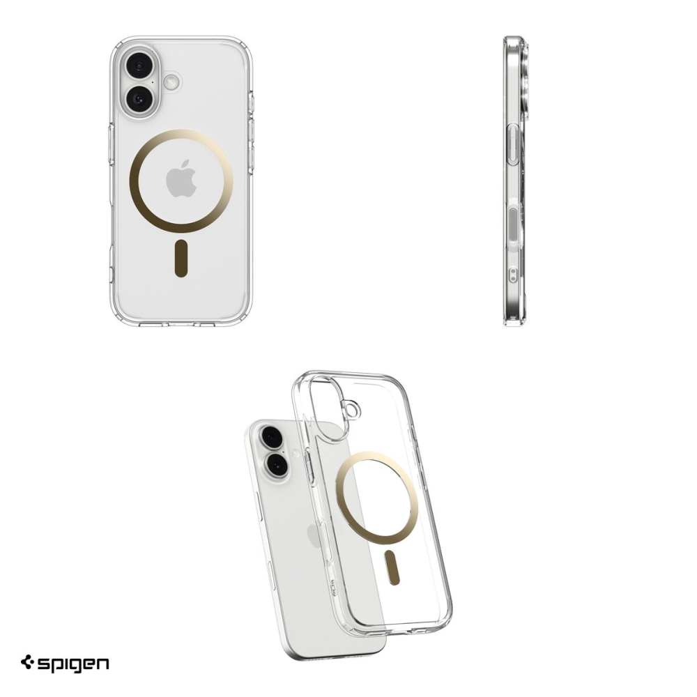 Husa Spigen Ultra Hybrid Mag pentru iPhone 17, Carcasa magnetica, Auriu [4]