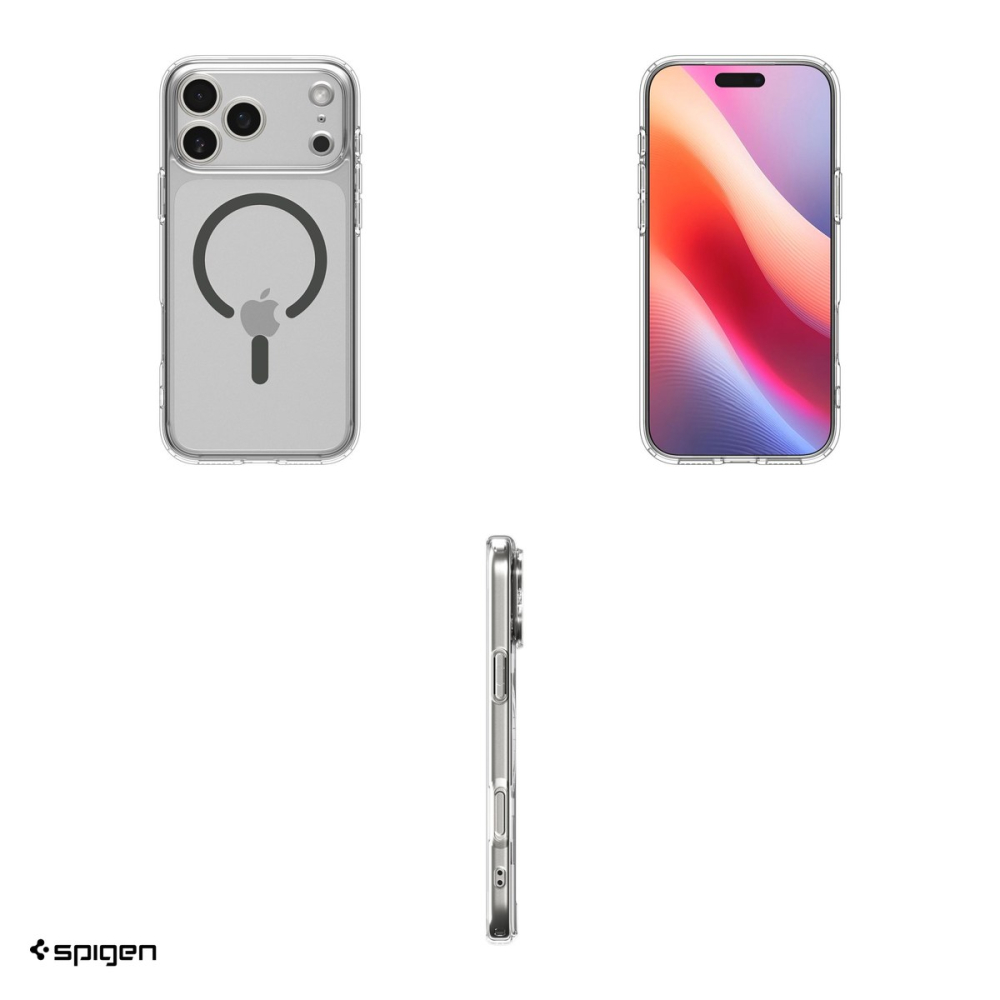 Husa Spigen Ultra Hybrid Mag pentru iPhone 17 Pro, Carcasa magnetica, Transparent [4]