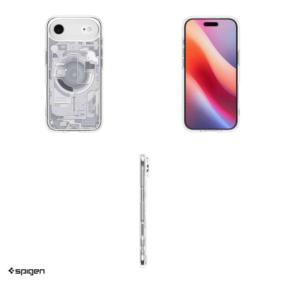 Husa Spigen Ultra Hybrid Mag Zero One pentru iPhone 17 Air, Carcasa magnetica, Alb [4]