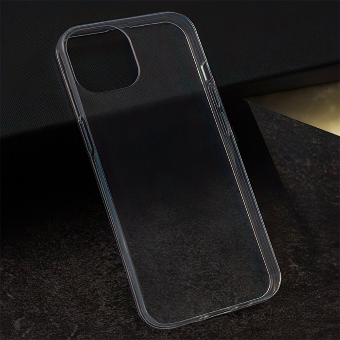 Husa subtire 1 mm, compatibila cu Huawei P Smart 2019 / Honor 10 Lite, din TPU flexibil, personalizabila, aspect slim, transparenta [2]